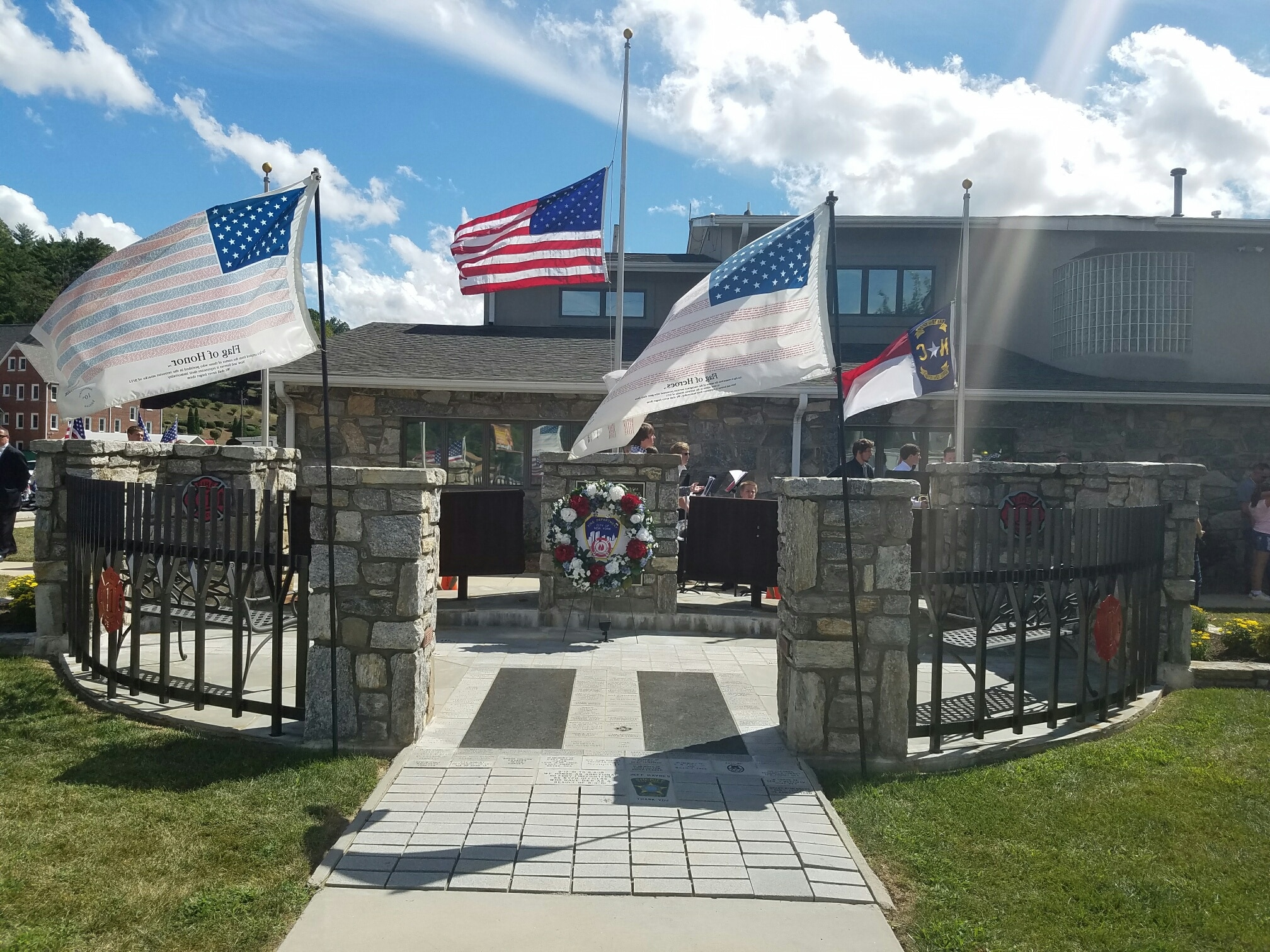 Clyde Fire Department 9/11 Memorial Service Haywood County Sheriff's